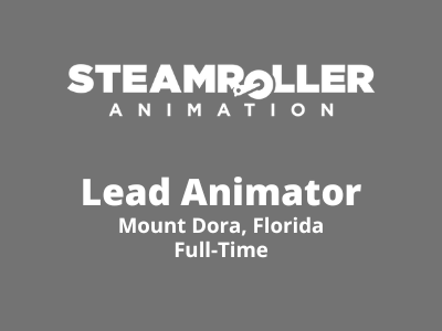 Lead Animator required at Steamroller Animation