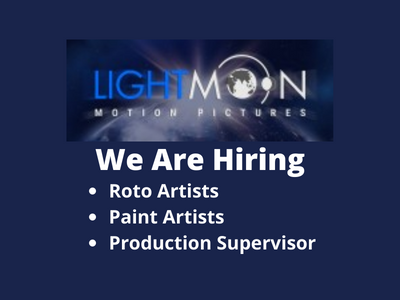 Lightmoon Motion Pictures full-time job openings