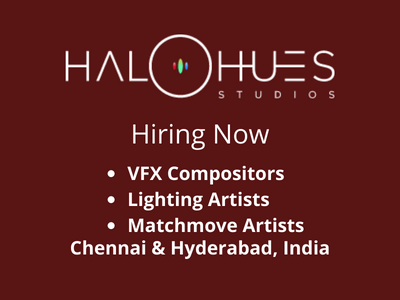 Multiple job openings at HaloHues Studios