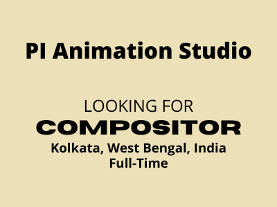 PI Animation Studio is looking for Compositor