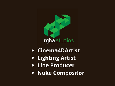 RGBA Studios Pvt Ltd hiring for multiple positions