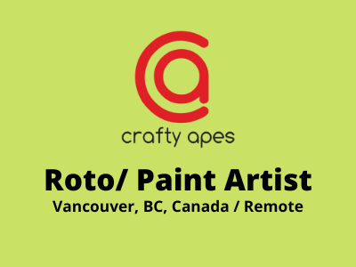 Remote job for Roto Paint Artist at Crafty Apes