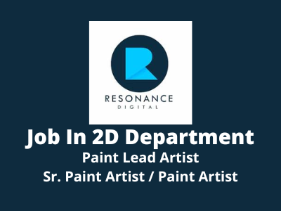 Resonance Digital is hiring in the 2D department