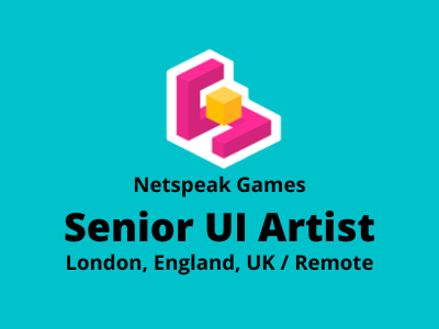 Senior UI Artist required at Netspeak Games Studio