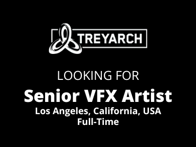 Senior VFX Artist required at Treyarch Studios