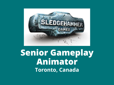 Sr Gameplay Animator at Sledgehammer Games