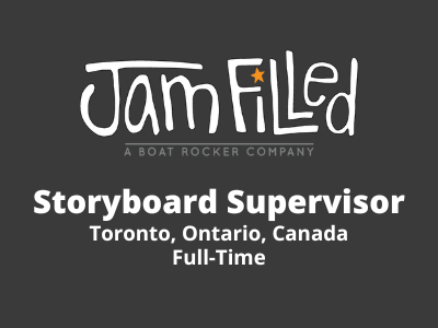 Storyboard Supervisor required at Jam Filled Studio