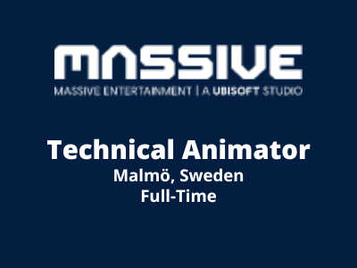 Technical Animator required at Massive Entertainment