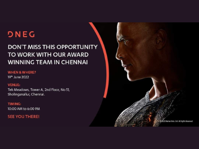 Walk-In-Interview Storytelling Artist at DNEG Studio