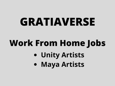 Work from home job openings at GRATIAVERSE