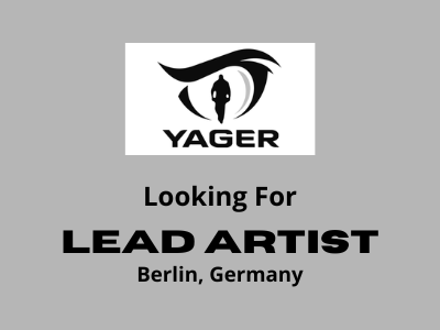 YAGER gaming studio looking for Lead Artist