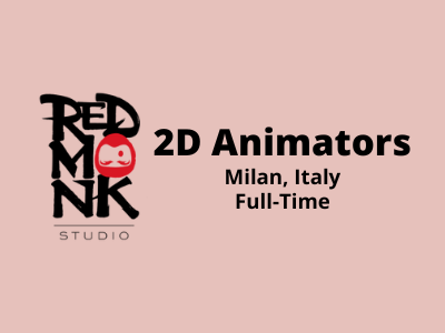 2D Animators required at Red Monk Studio