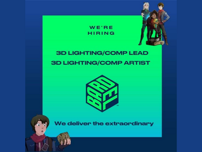 3D LightingComp Lead required at Bardel Entertainment