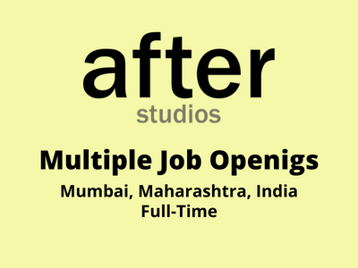 After Studios hiring for multiple job openings