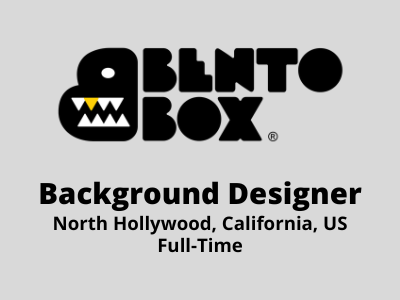 Background Designers are required at Bento Box