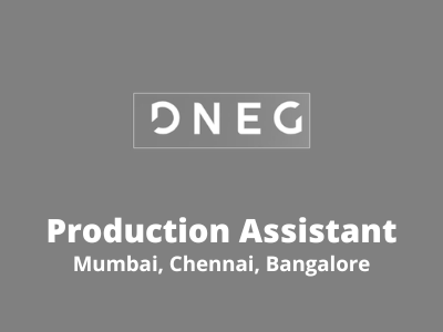 DNEG Studios looking for Production Assistant