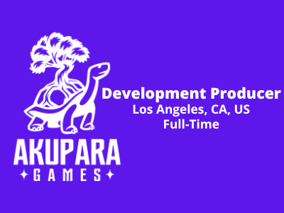 Development Producer required at Akupara Games