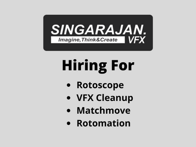 Full-time job opening at SINGARAJAN VFX Studio