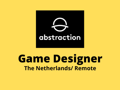 Game Designer required at Abstraction Games