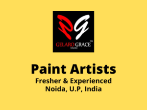 GelaroGrace Studio Hiring Fresher/ Experience Paint Artists - Noida