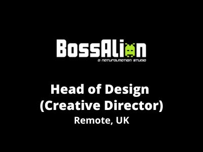 Head Of Design Required At BossAlien Gaming Studio - Remote