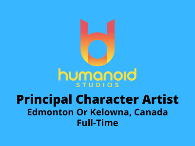Principal Character Artist required at Humanoid Studios
