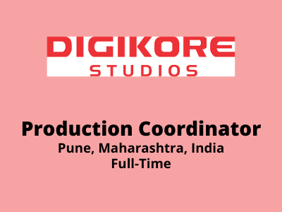 Production Coordinator required at Digikore Studios