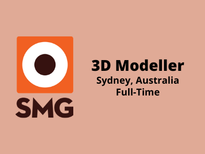 SMG Studio is looking for 3D Modeller for games