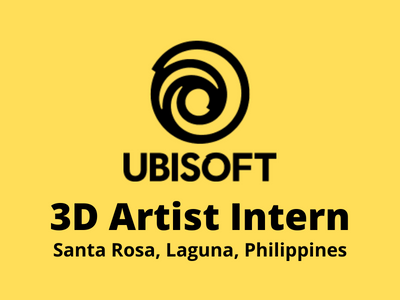 Ubisoft Philippines is looking for 3D Artist Intern
