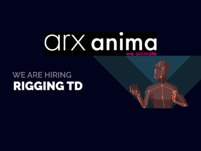arx anima is looking for Rigging Technical Director