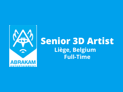 Abrakam Entertainment hiring Senior 3D Artist