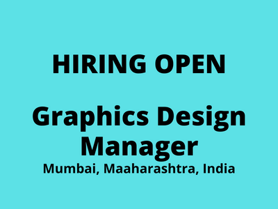 Full-time job for Graphics Design Manager