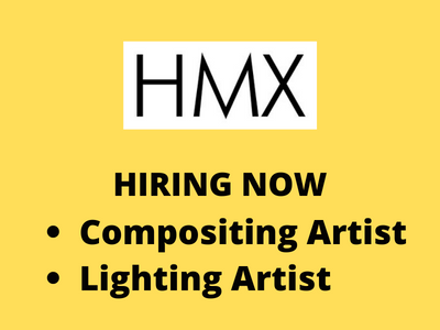 HMX Media is hiring Compositing & Lighting Artists