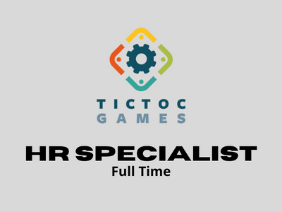 HR Specialist required at Tic Toc Games Studio