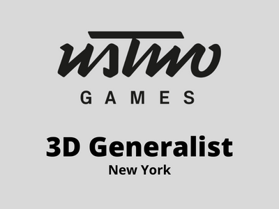 Job opening for 3D Generalist at ustwo Studio