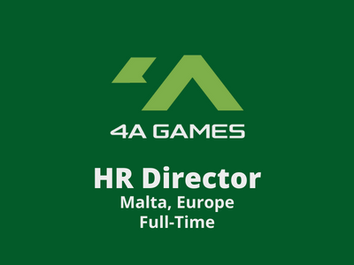 Job opening for HR Director at 4A Games Studio