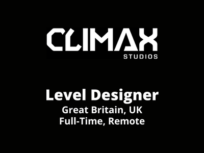 Level Designer required at Climax Studios