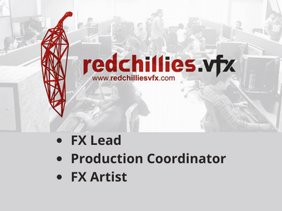 Multiple job openings at Red Chillies VFX Studio