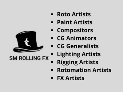SM Rolling FX Studio is hirnig for multiple jobs