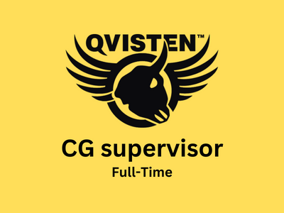 CG supervisor required at Qvisten Animation