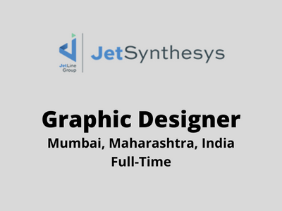 Graphic Designer required at JetSynthesys Studio