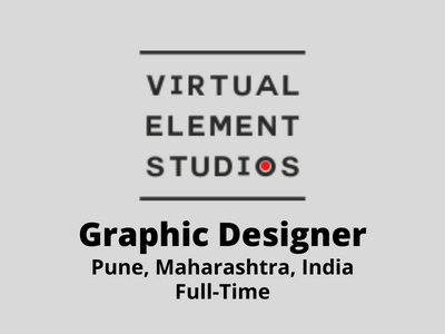 Graphic Designer required at Virtual Element Studios