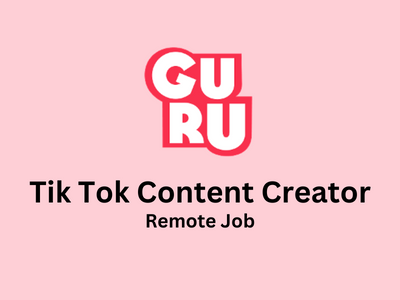 Guru Studio looking for Tik Tok Content Creator