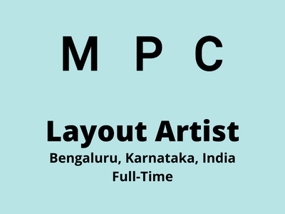 Layout Artist required at Moving Picture Company