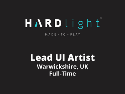 Lead UI Artist required at SEGA HARDlight Studio