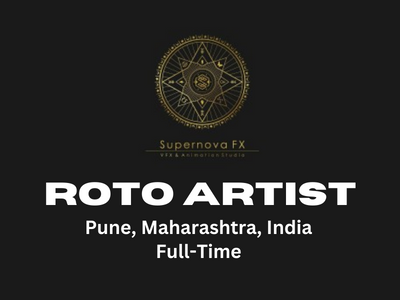Roto Artist required at SupernovaFX Studios