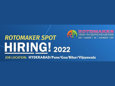 Spot hiring for multiple jobs at Rotomaker Studios