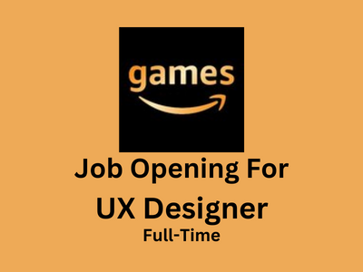 UX Designer required at Amazon Games Studio