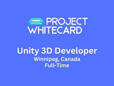 Unity 3D Developer required at Project Whitecard