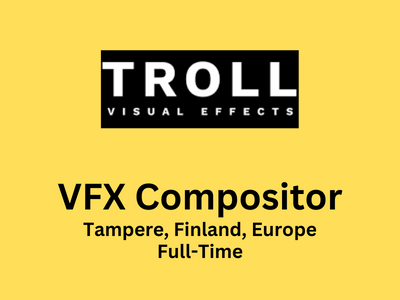 VFX Compositor required at Troll VFX Studio